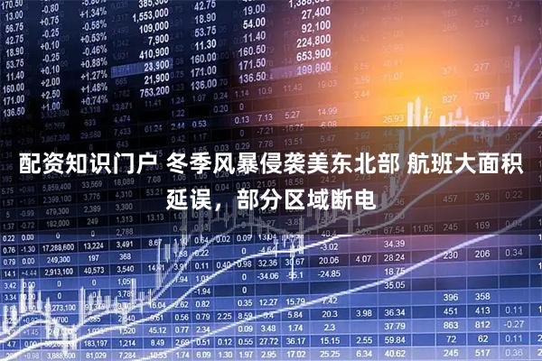 配资知识门户 冬季风暴侵袭美东北部 航班大面积延误，部分区域断电